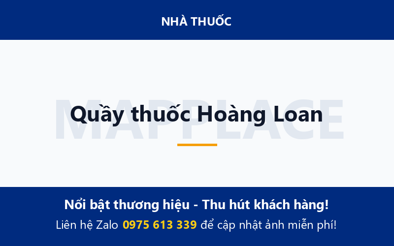 Quầy thuốc Hoàng Loan