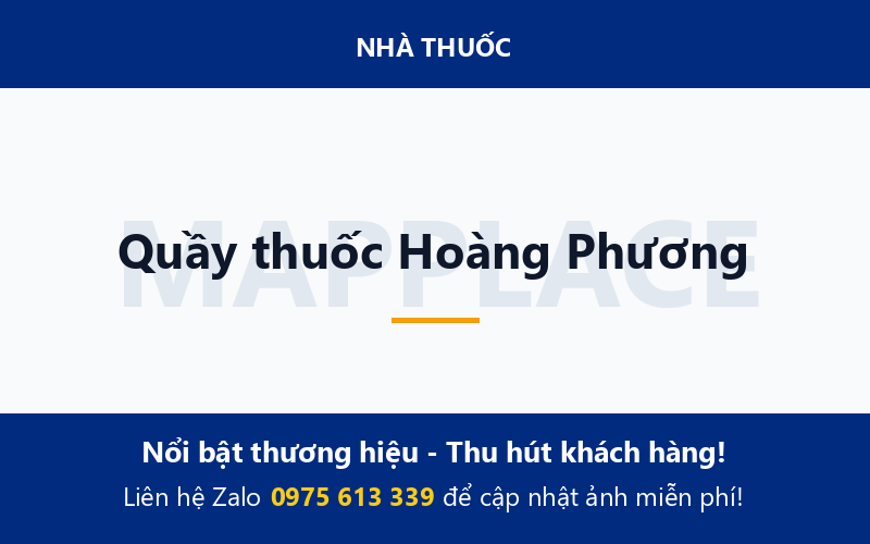 Quầy thuốc Hoàng Phương
