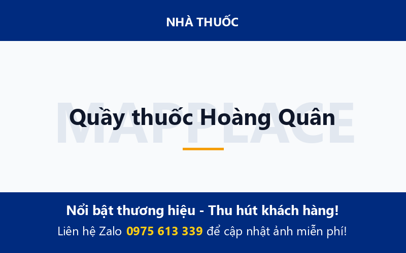 Quầy thuốc Hoàng Quân