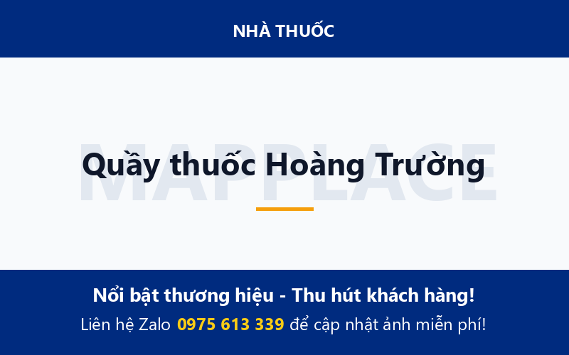 Quầy thuốc Hoàng Trường