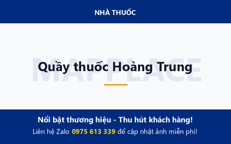 Quầy thuốc Hoàng Trung