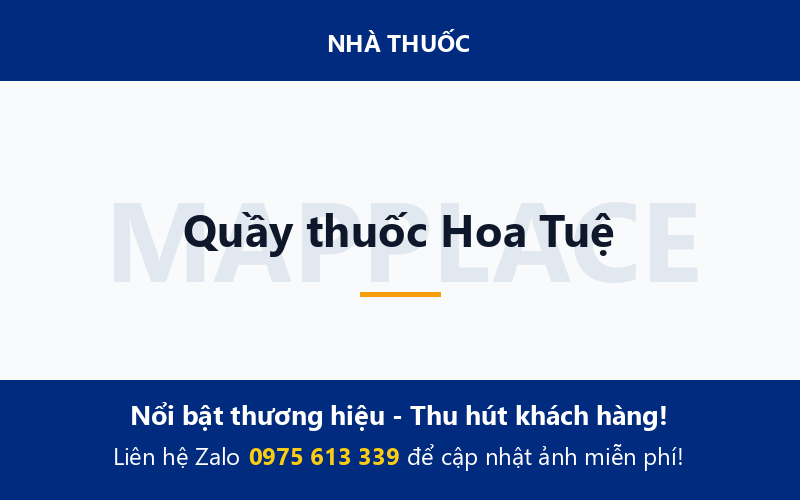 Quầy thuốc Hoa Tuệ