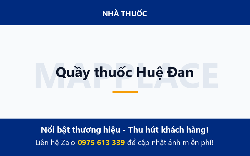Quầy thuốc Huệ Đan