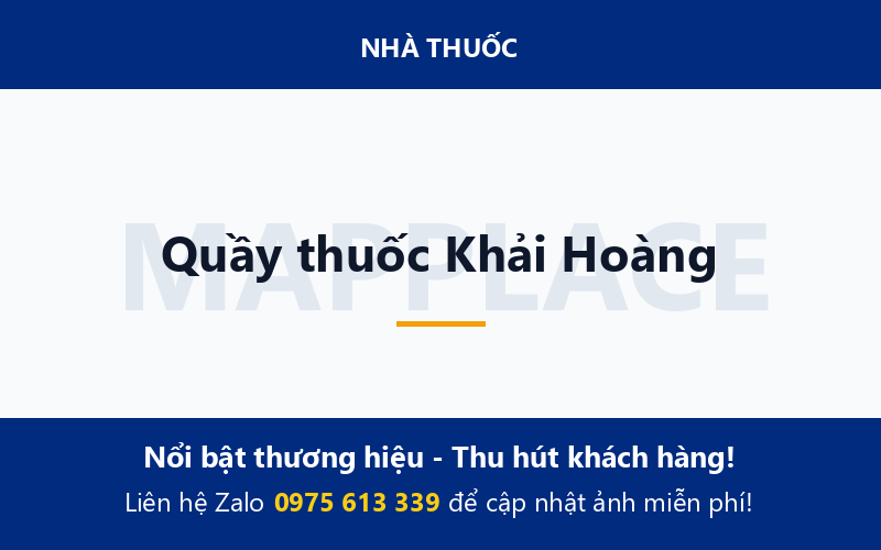 Quầy thuốc Khải Hoàng