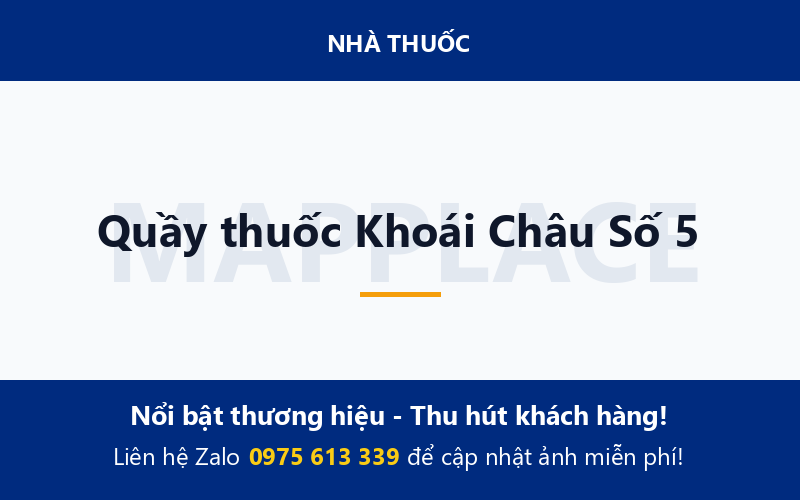 Quầy thuốc Khoái Châu Số 5