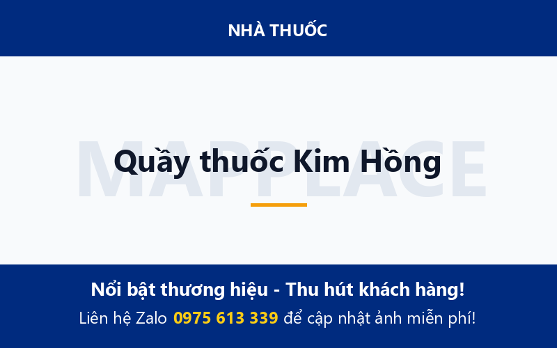 Quầy thuốc Kim Hồng