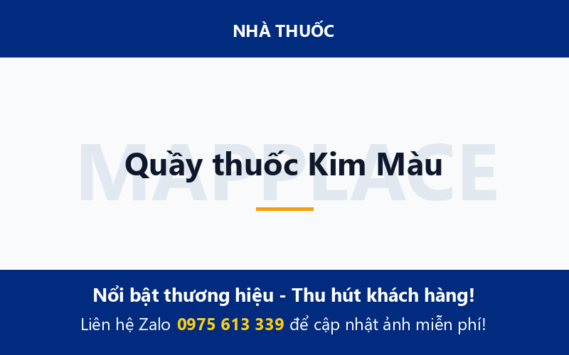 Quầy thuốc Kim Màu
