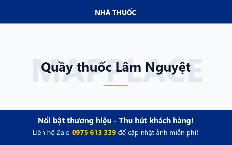 Quầy thuốc Lâm Nguyệt