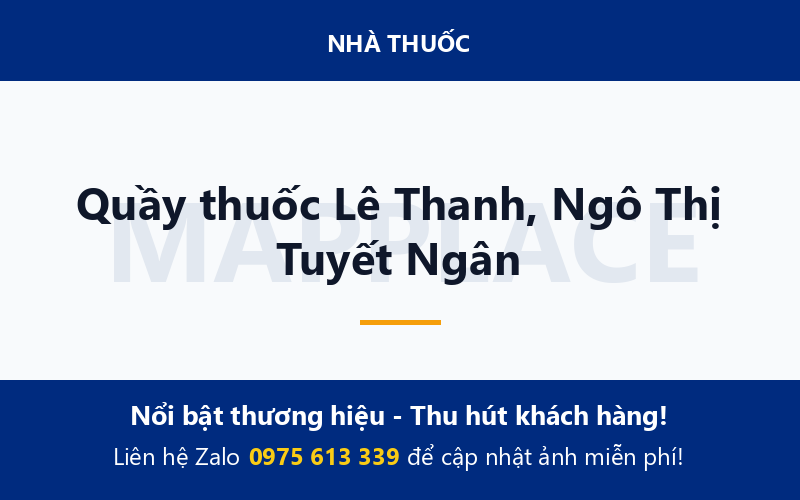 Quầy thuốc Lê Thanh, Ngô Thị Tuyết Ngân