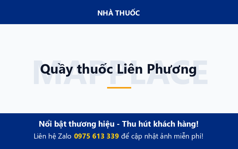 Quầy thuốc Liên Phương