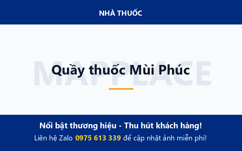 Quầy thuốc Mùi Phúc