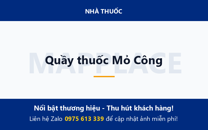 Quầy thuốc Mỏ Công