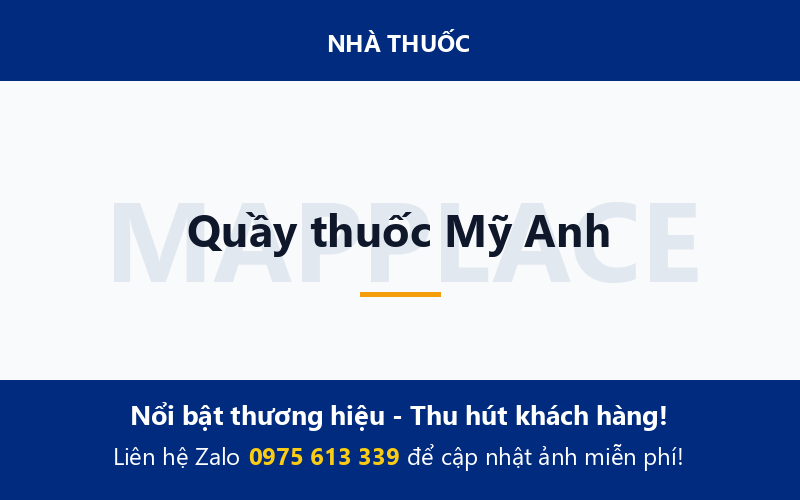 Quầy thuốc Mỹ Anh