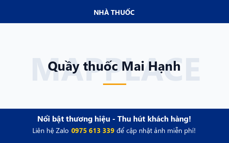 Quầy thuốc Mai Hạnh