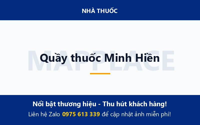 Quầy thuốc Minh Hiền