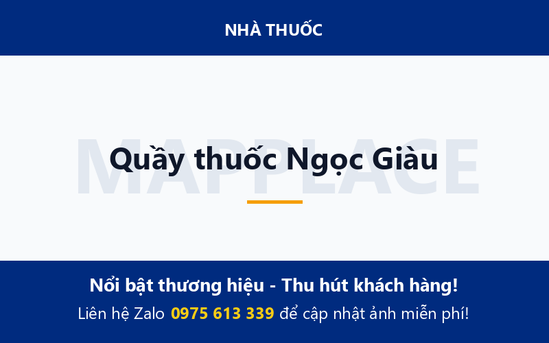 Quầy thuốc Ngọc Giàu