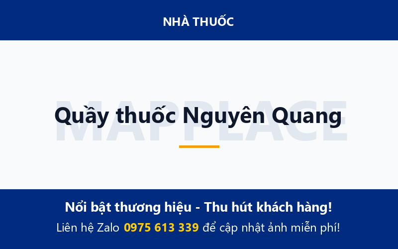 Quầy thuốc Nguyên Quang