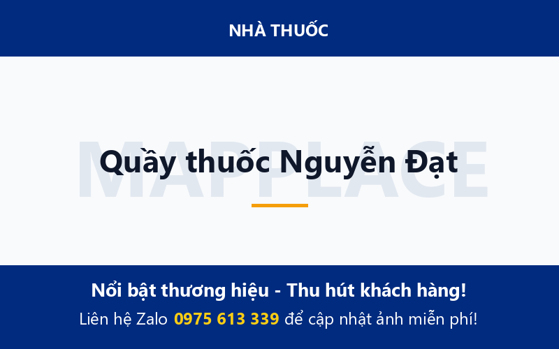 Quầy thuốc Nguyễn Đạt