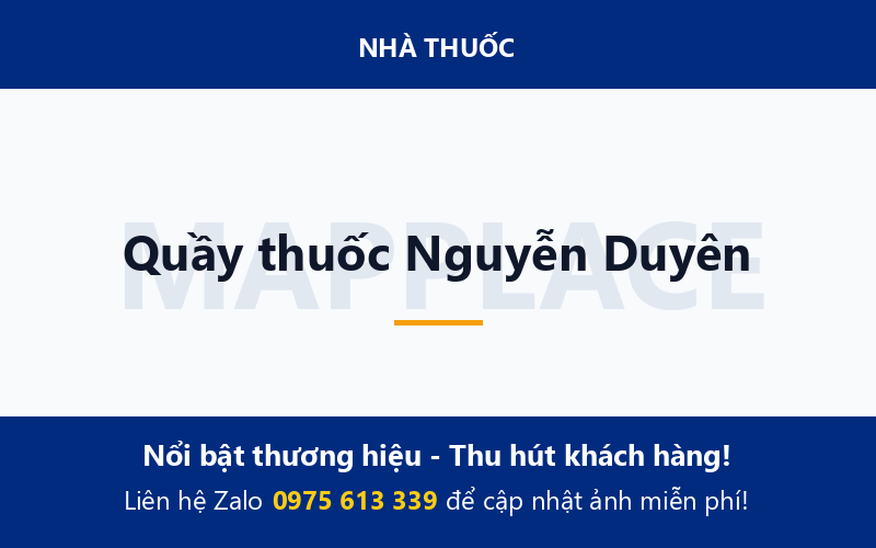 Quầy thuốc Nguyễn Duyên