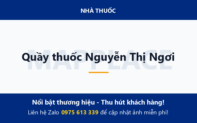 Quầy thuốc Nguyễn Thị Ngơi