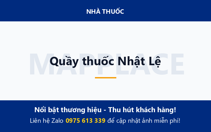 Quầy thuốc Nhật Lệ