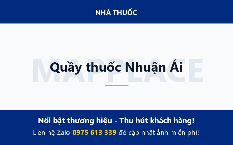 Quầy thuốc Nhuận Ái