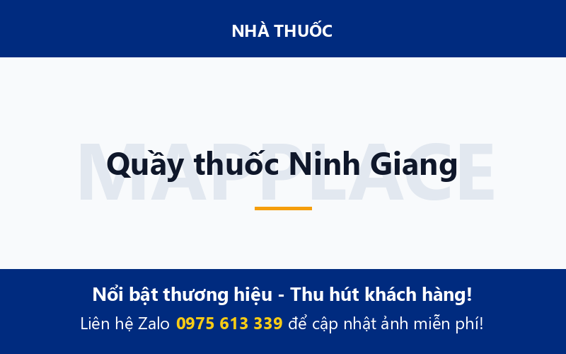 Quầy thuốc Ninh Giang