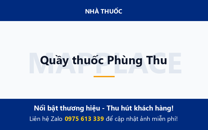 Quầy thuốc Phùng Thu