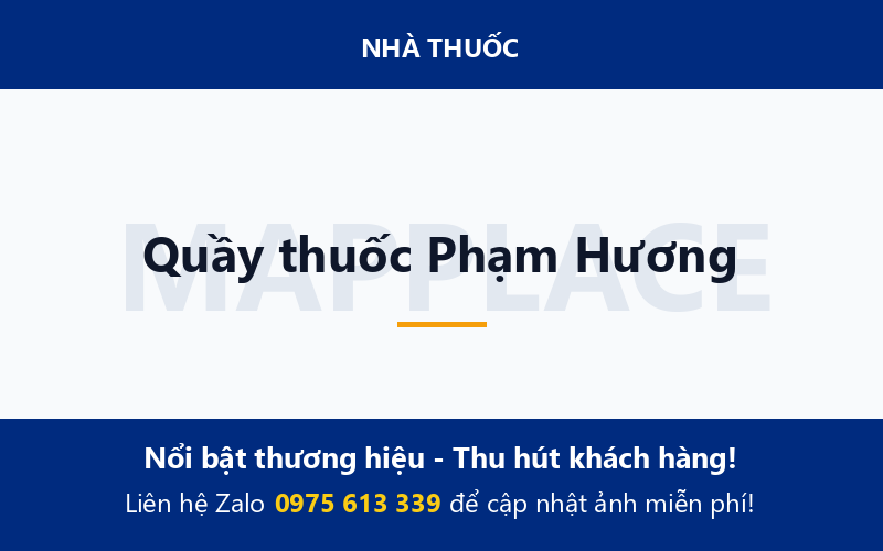 Quầy thuốc Phạm Hương