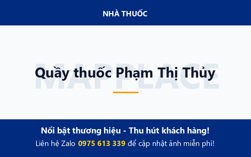 Quầy thuốc Phạm Thị Thủy