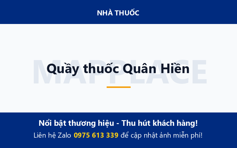 Quầy thuốc Quân Hiền