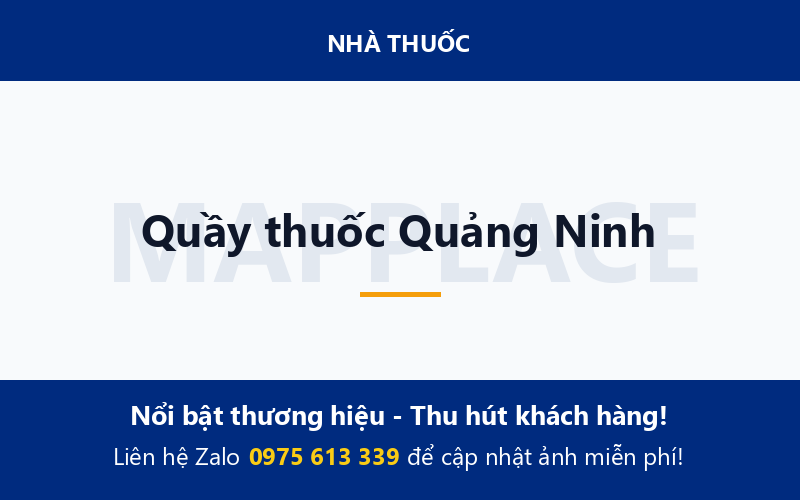 Quầy thuốc Quảng Ninh