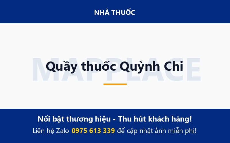 Quầy thuốc Quỳnh Chi