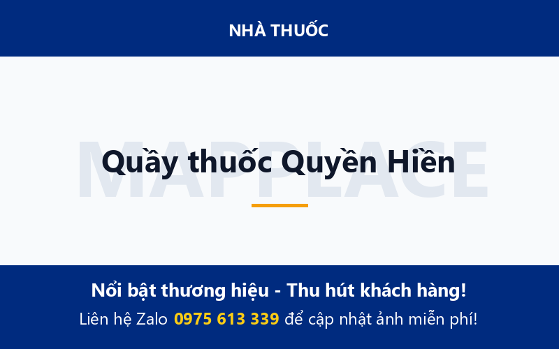 Quầy thuốc Quyền Hiền