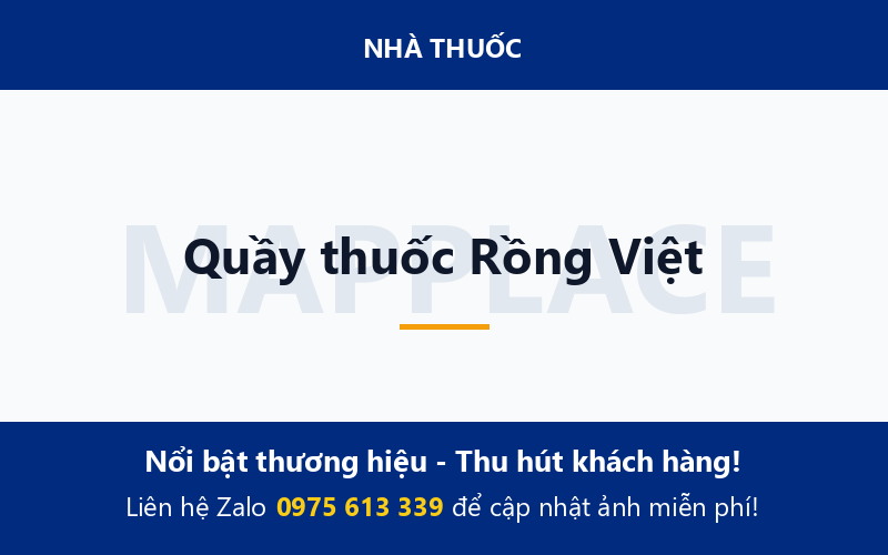 Quầy thuốc Rồng Việt