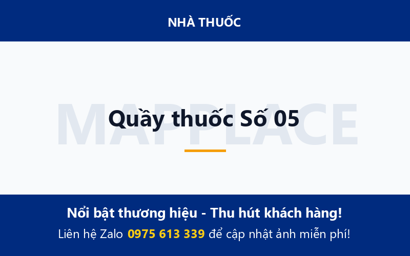 Quầy thuốc Số 05