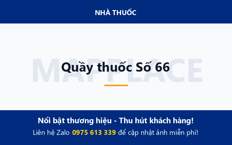 Quầy thuốc Số 66