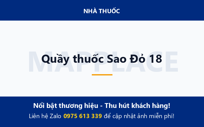 Quầy thuốc Sao Đỏ 18