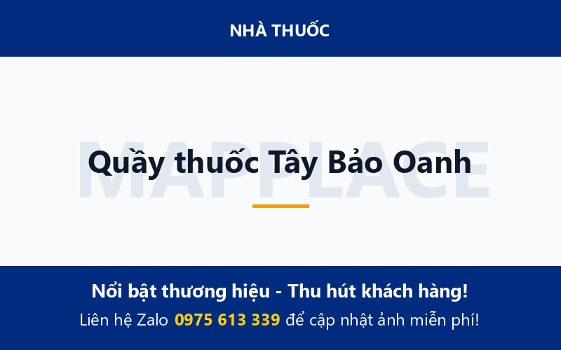 Quầy thuốc Tây Bảo Oanh