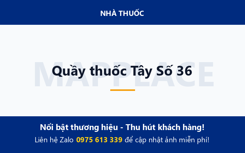 Quầy thuốc Tây Số 36