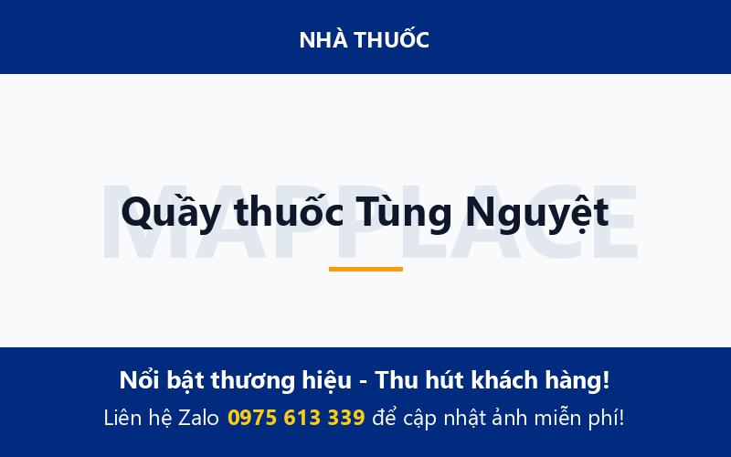 Quầy thuốc Tùng Nguyệt