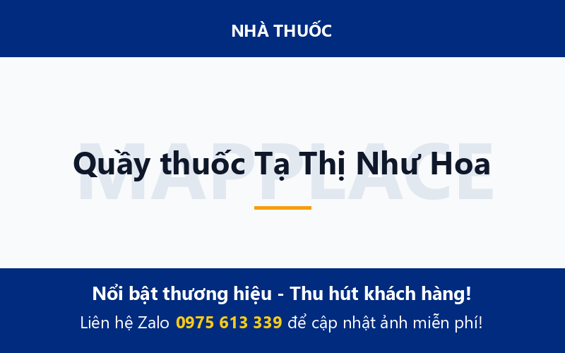 Quầy thuốc Tạ Thị Như Hoa