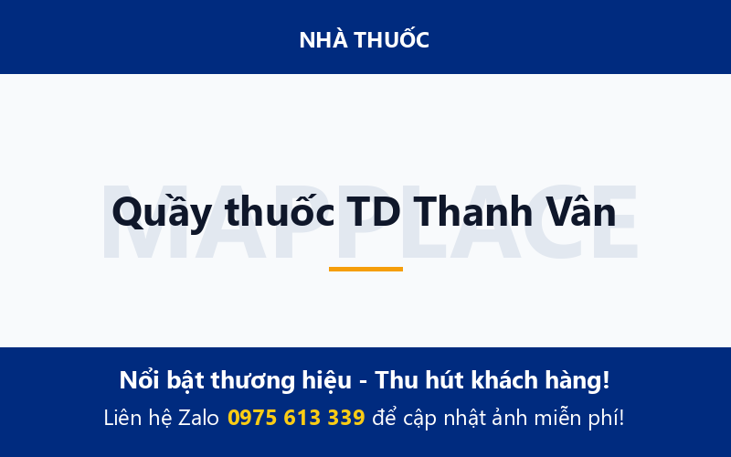 Quầy thuốc TD Thanh Vân