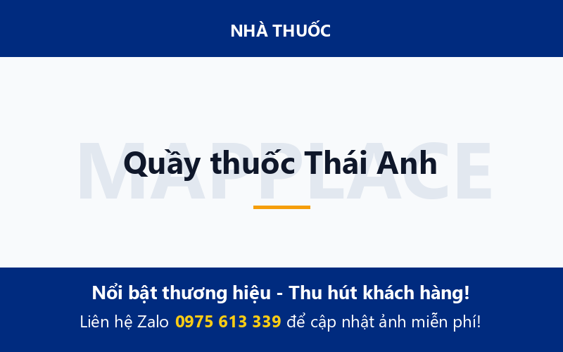 Quầy thuốc Thái Anh