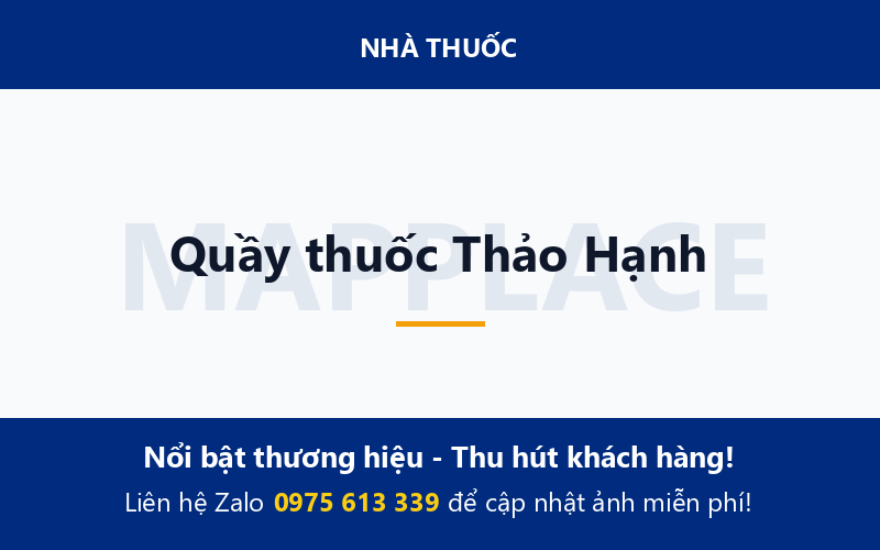 Quầy thuốc Thảo Hạnh
