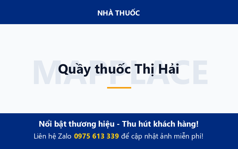 Quầy thuốc Thị Hải