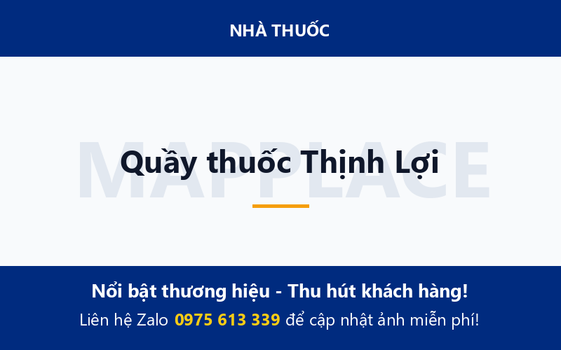 Quầy thuốc Thịnh Lợi