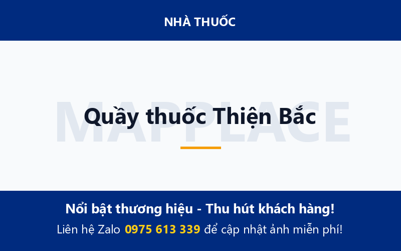 Quầy thuốc Thiện Bắc