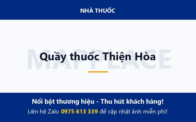 Quầy thuốc Thiện Hòa