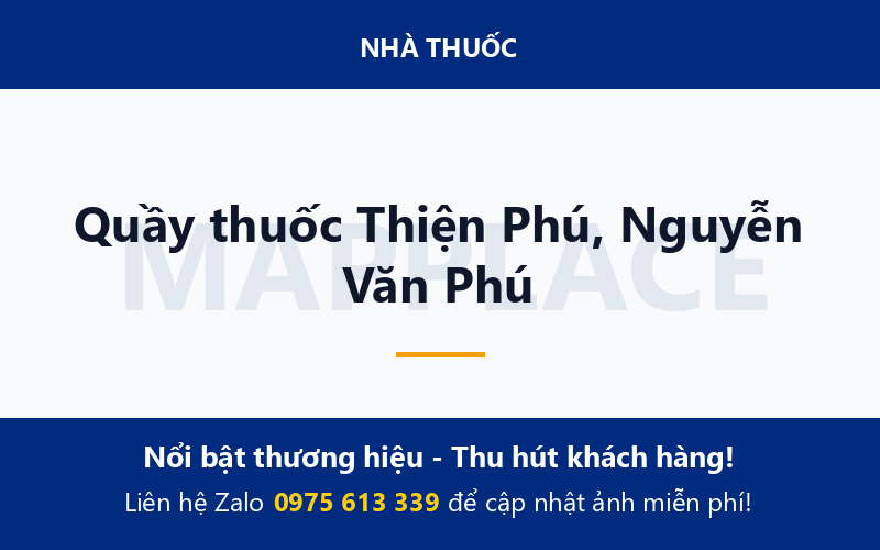 Quầy thuốc Thiện Phú, Nguyễn Văn Phú